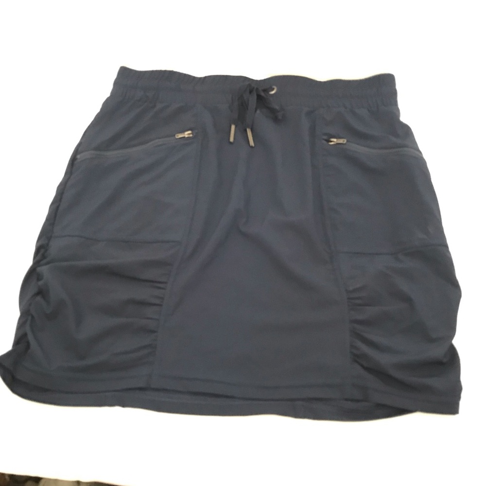 Wearables Classic Navy Drawstring Skirt with Pockets Size L